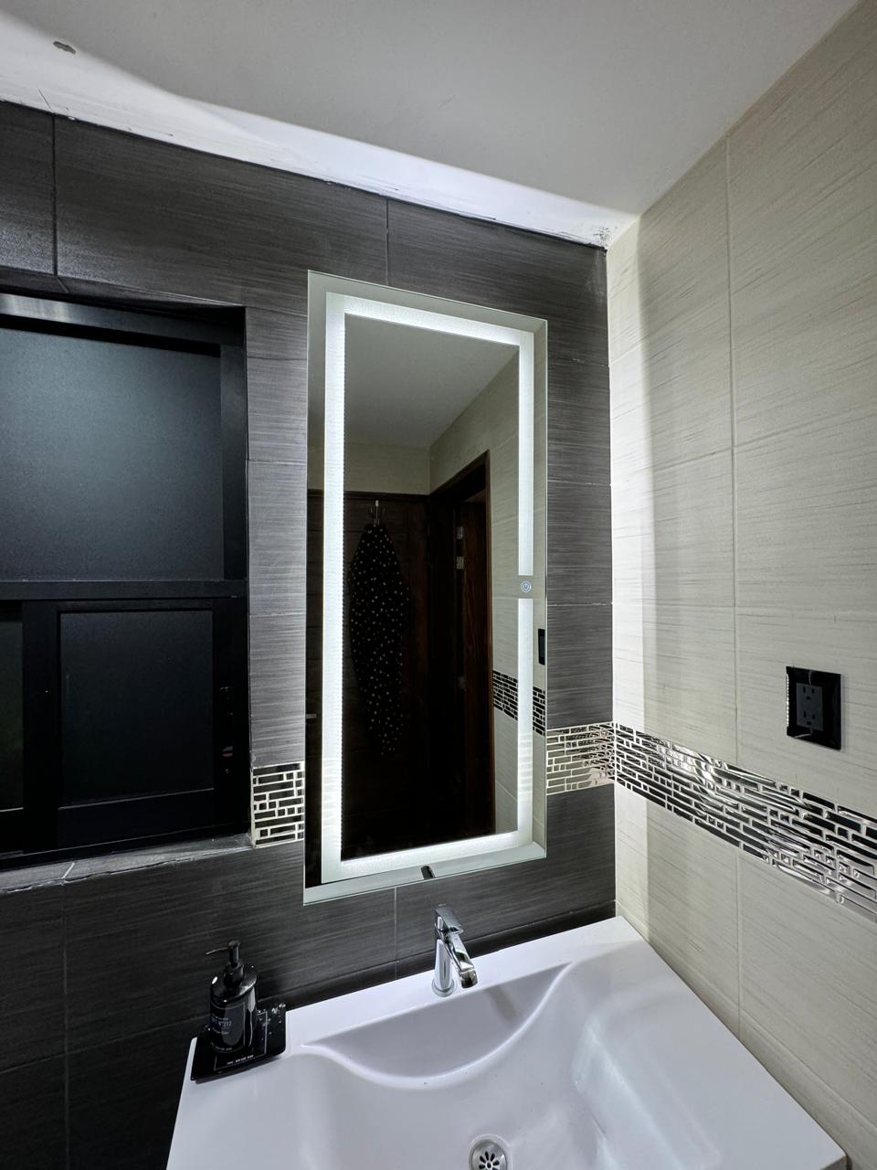 Espejo Irlanda 120x52 Espejo LED Rectangular con 3 Tonos de Luz