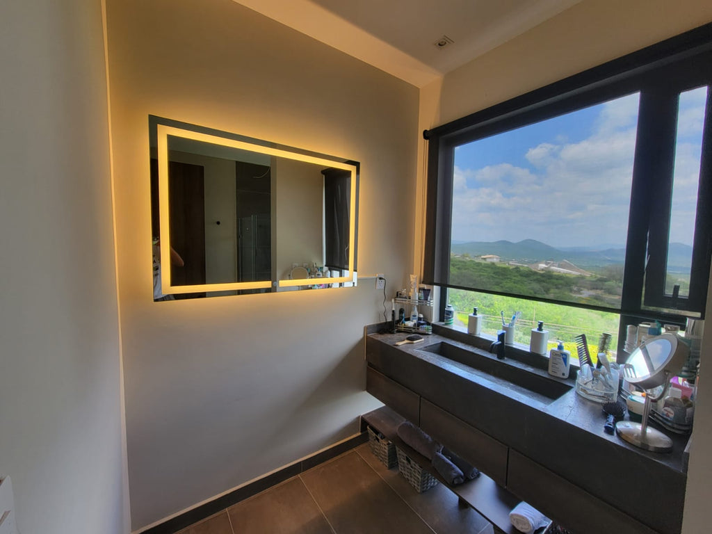 Espejo Irlanda J 120x90 Espejo LED Rectangular con 3 Tonos de Luz