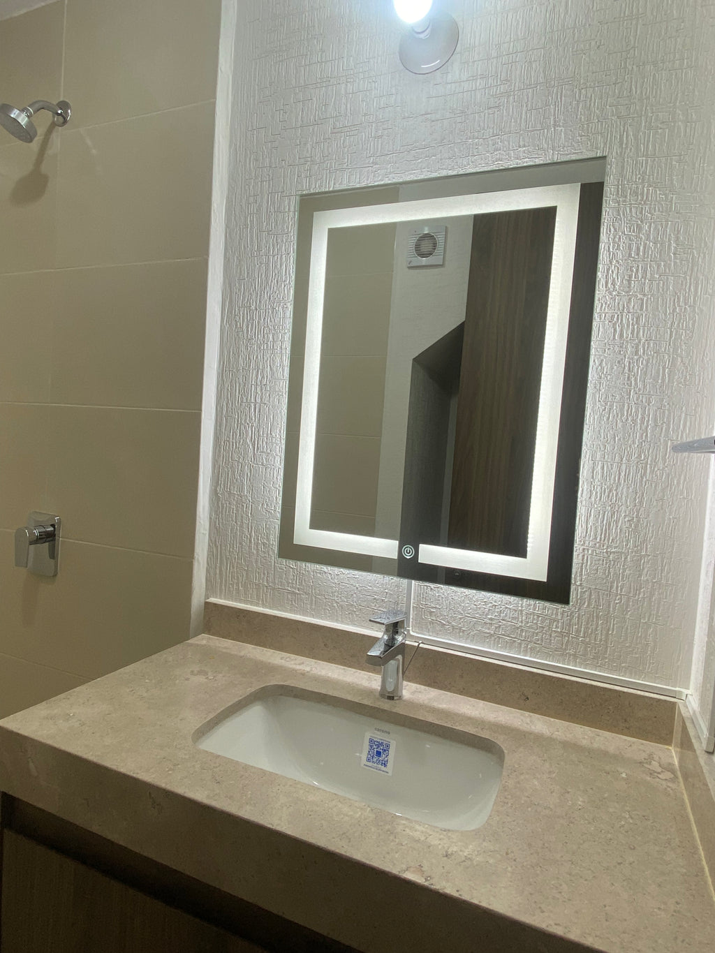 Espejo Liverpool G 78x60 Espejo LED Rectangular con 3 Tonos de Luz