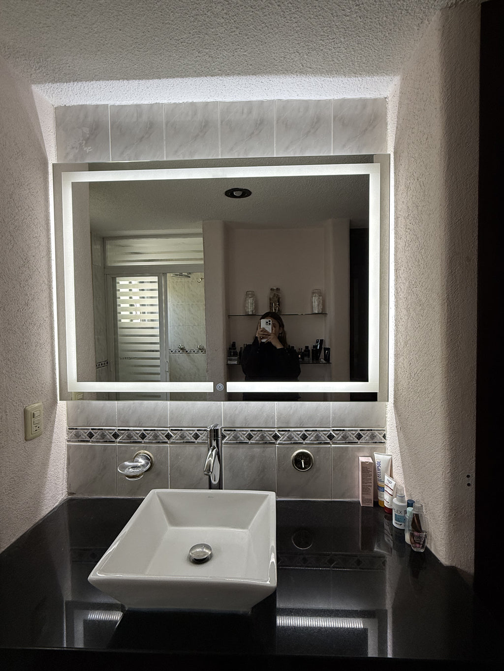 Espejo Irlanda J 120x90 Espejo LED Rectangular con 3 Tonos de Luz