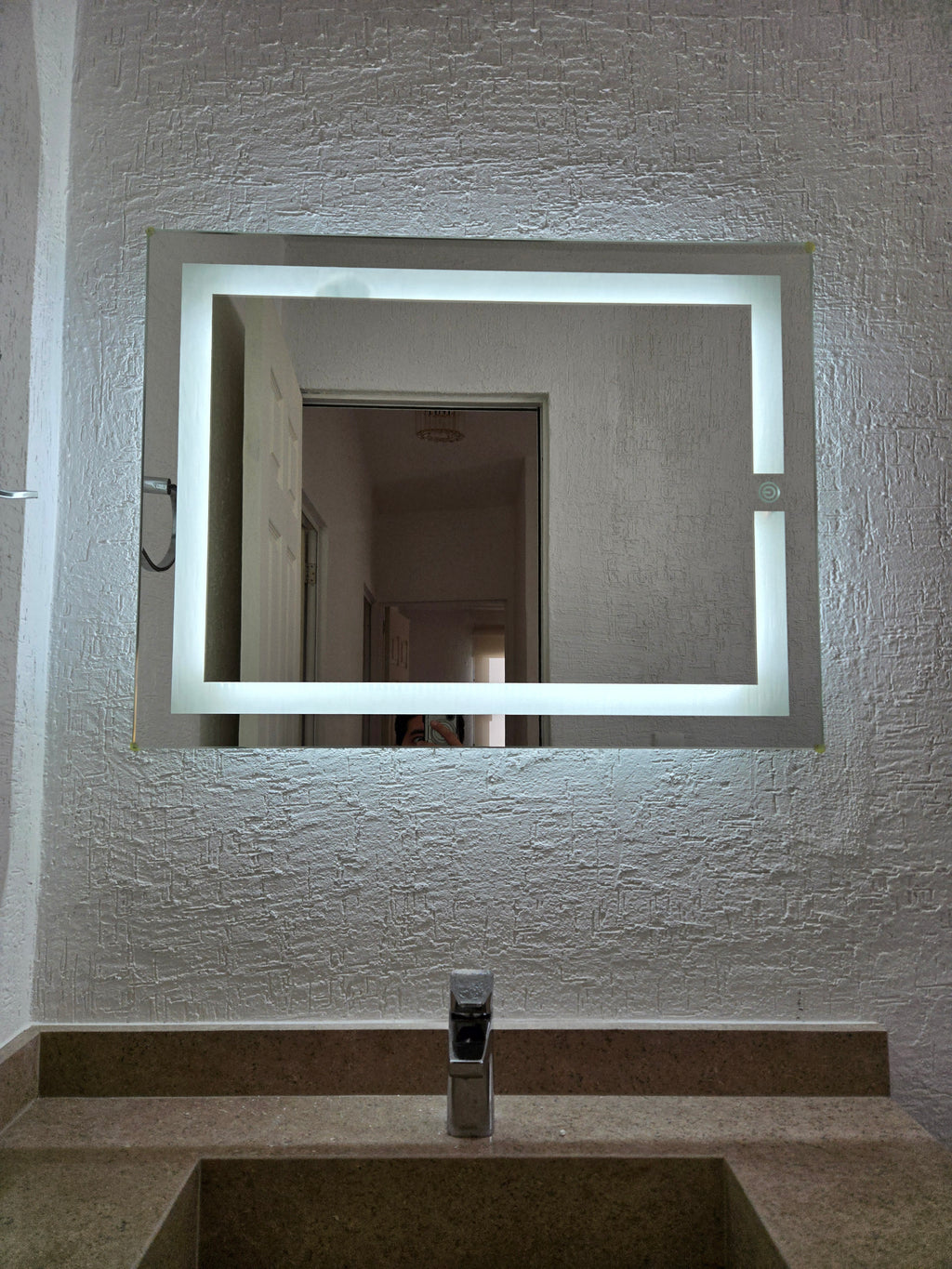 Espejo Liverpool G 78x60 Espejo LED Rectangular con 3 Tonos de Luz