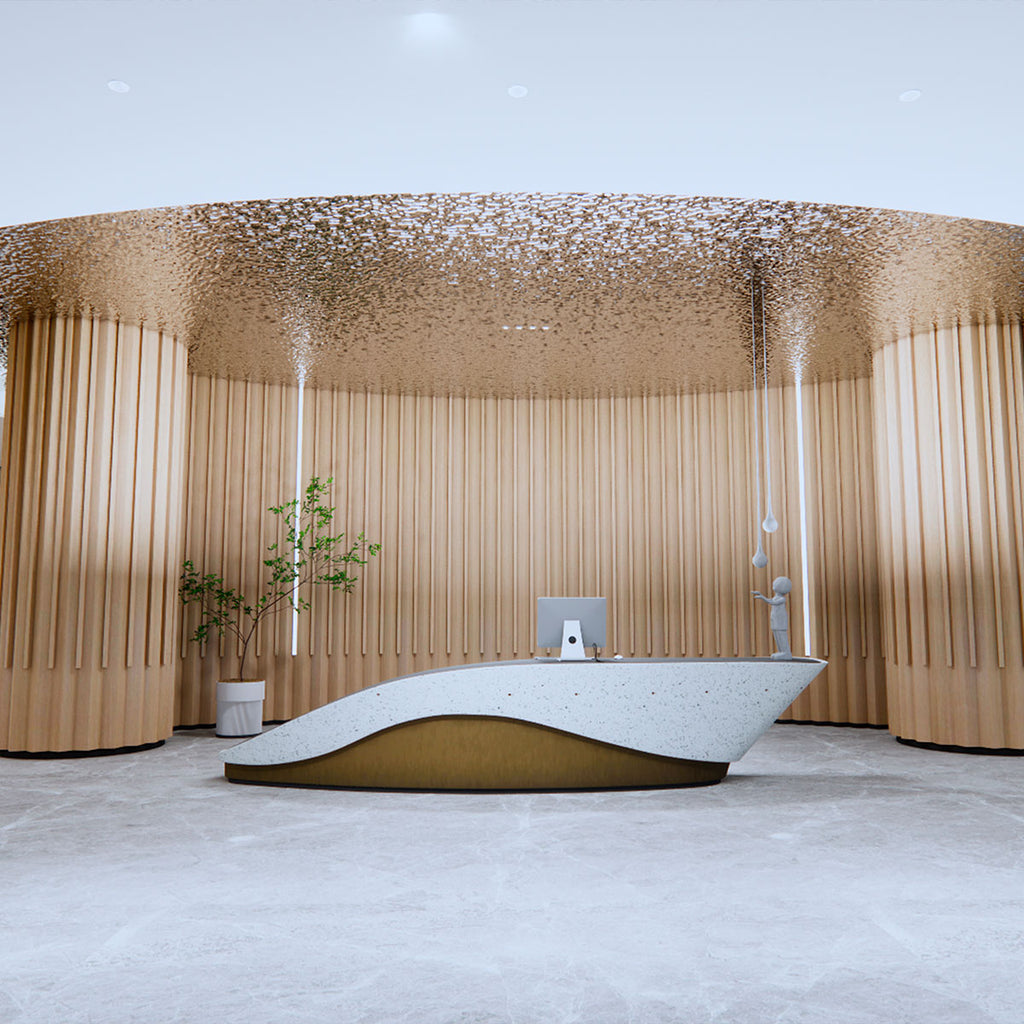 Papel Tapiz Autoadherible Agua Accra - Texturas Modernas y Resistentes al Agua