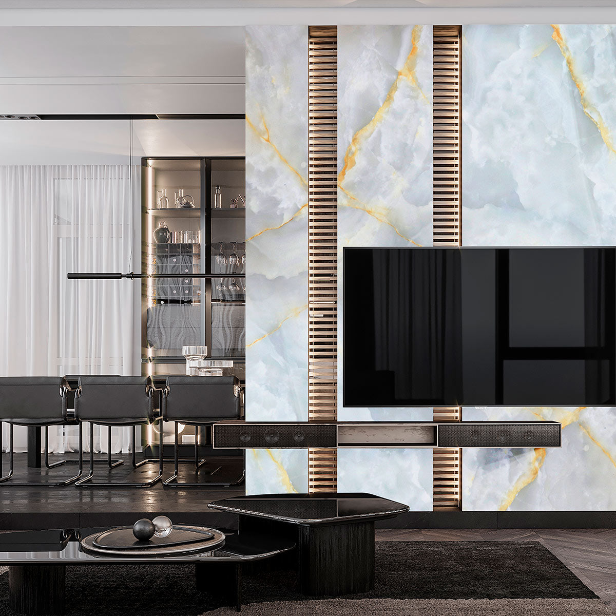 Papel Tapiz Autoadherible Cairo - Texturas Modernas y Resistentes al Agua