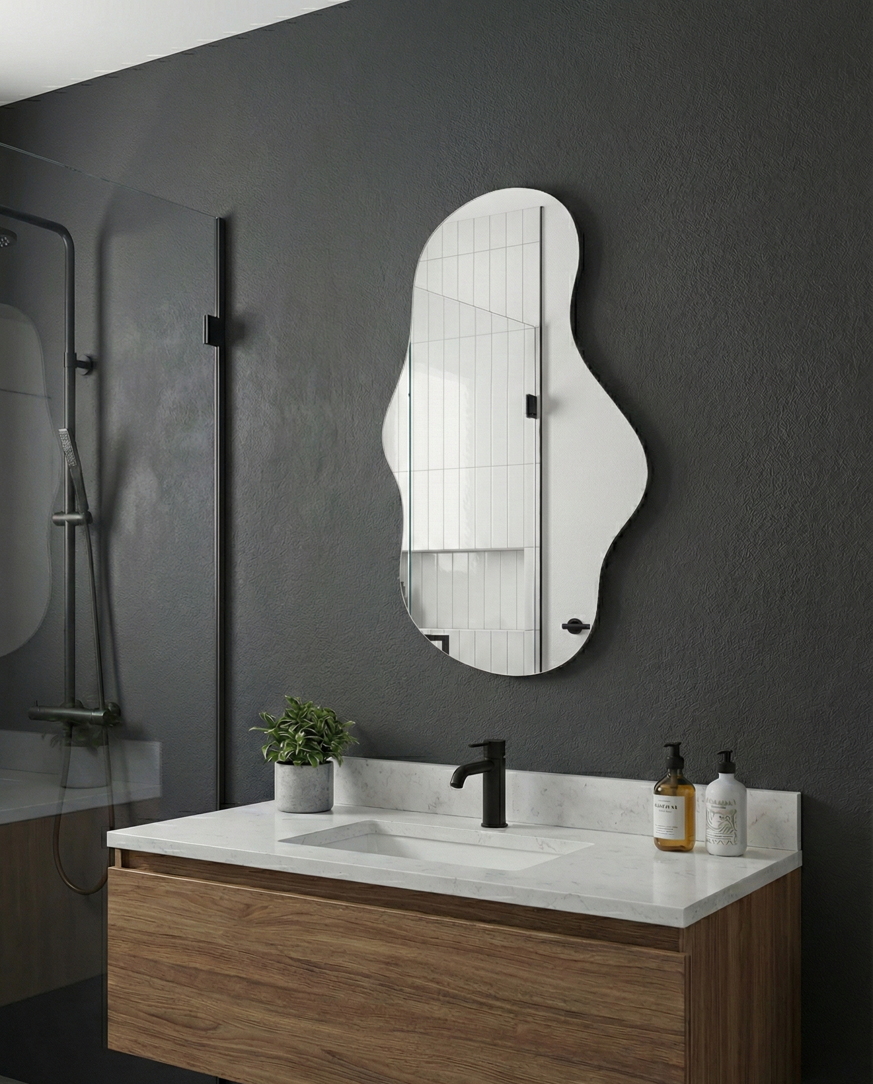 Espejo Aura Ch 90x52 Espejo Irregular