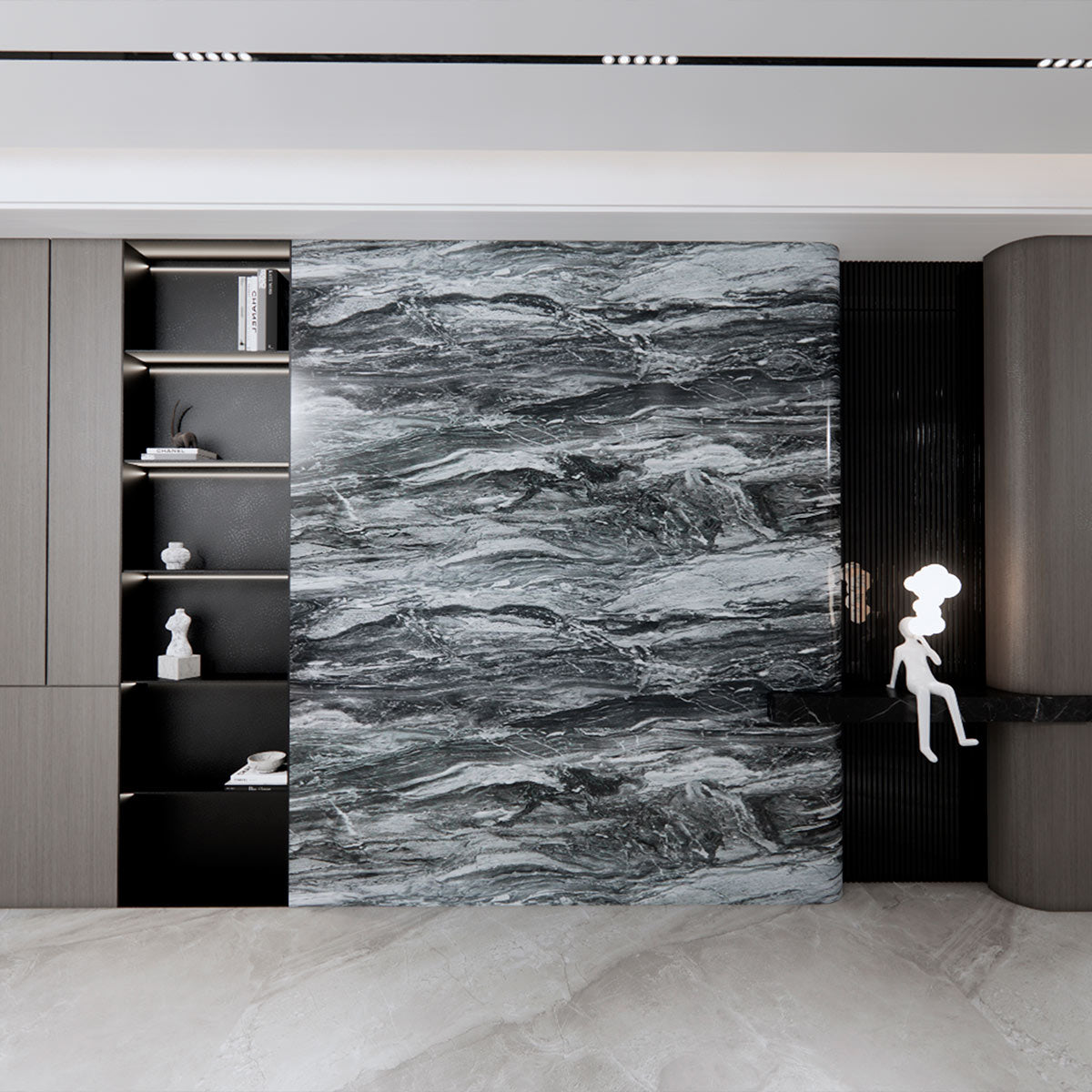 Papel Tapiz Autoadherible Agadir - Texturas Modernas y Resistentes al Agua