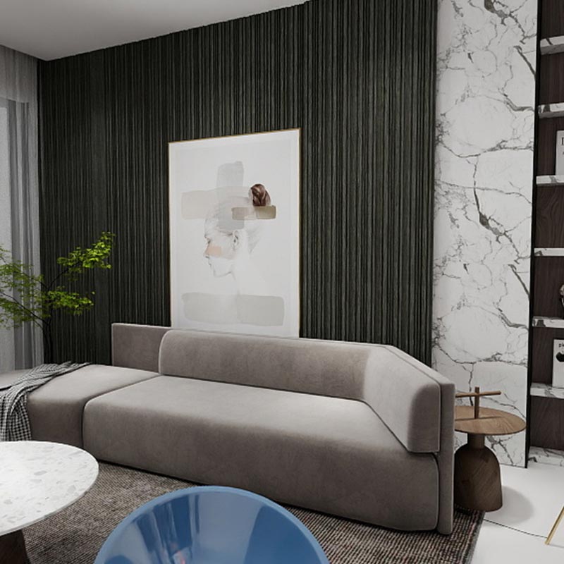 Lambrín Desigual Sao Paulo WPC – Revestimiento de Diseño Asimétrico