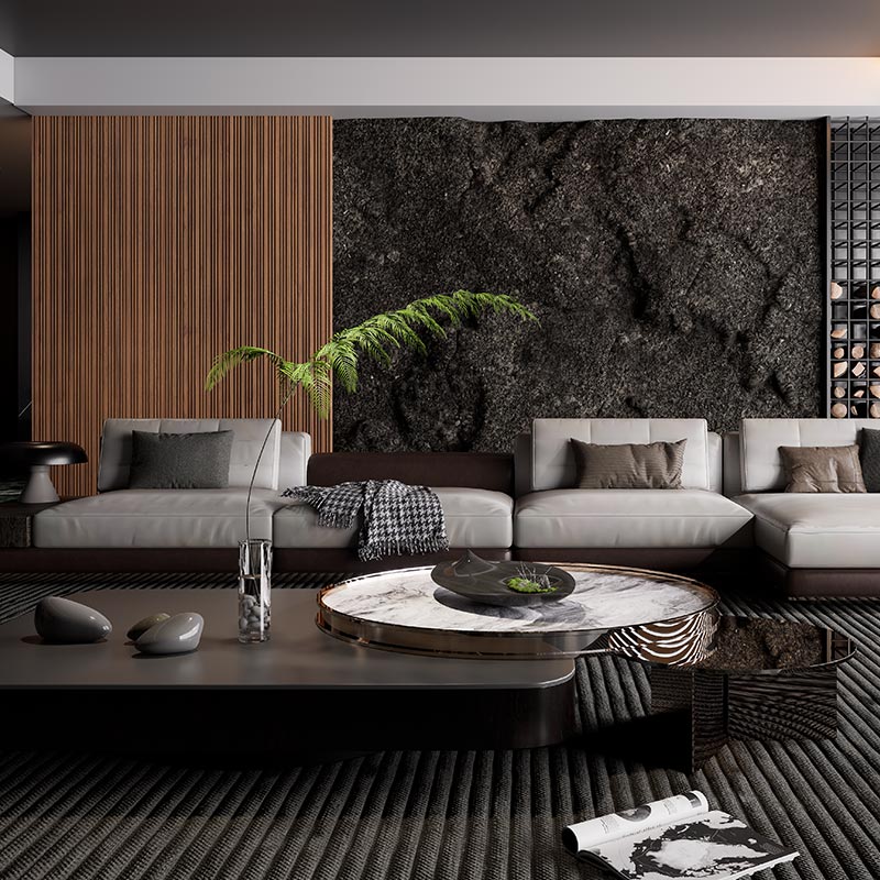 Lambrín Desigual Rio WPC – Revestimiento de Diseño Asimétrico