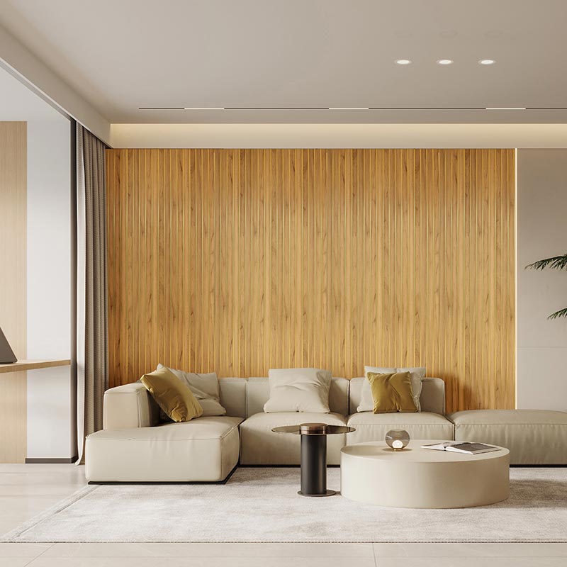 Lambrín Aureli Media Luna PS – Revestimiento Curvo de Poliestireno