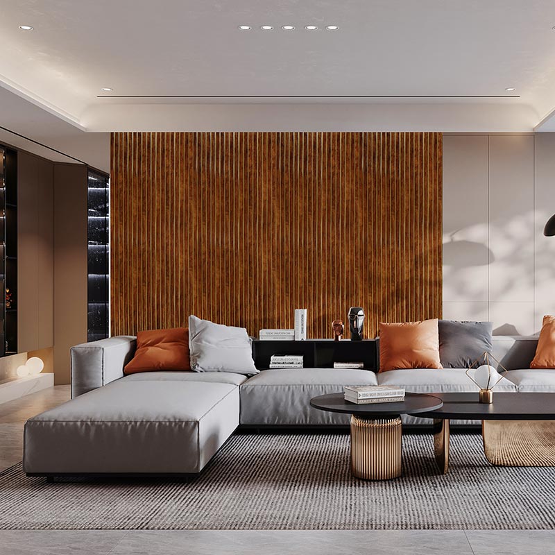 Lambrín Cressida Media Luna PS – Revestimiento Curvo de Poliestireno