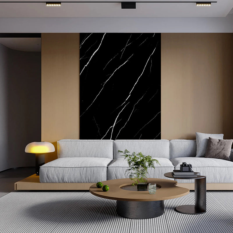 Placa PVC Obsidiana Tipo Marmol Revestimiento de Gran Formato