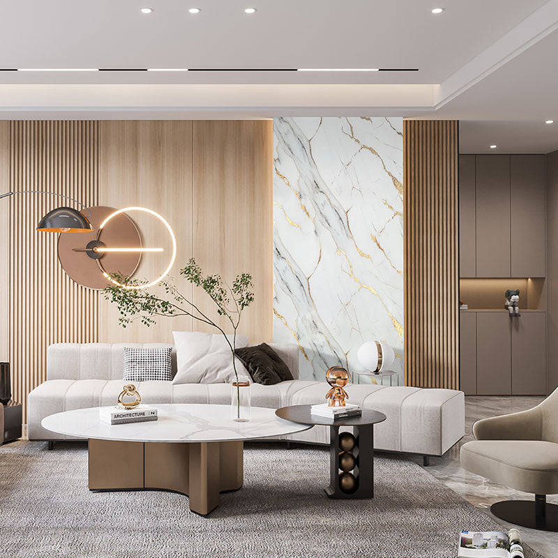 Placa PVC Opalo Tipo Marmol Revestimiento de Gran Formato