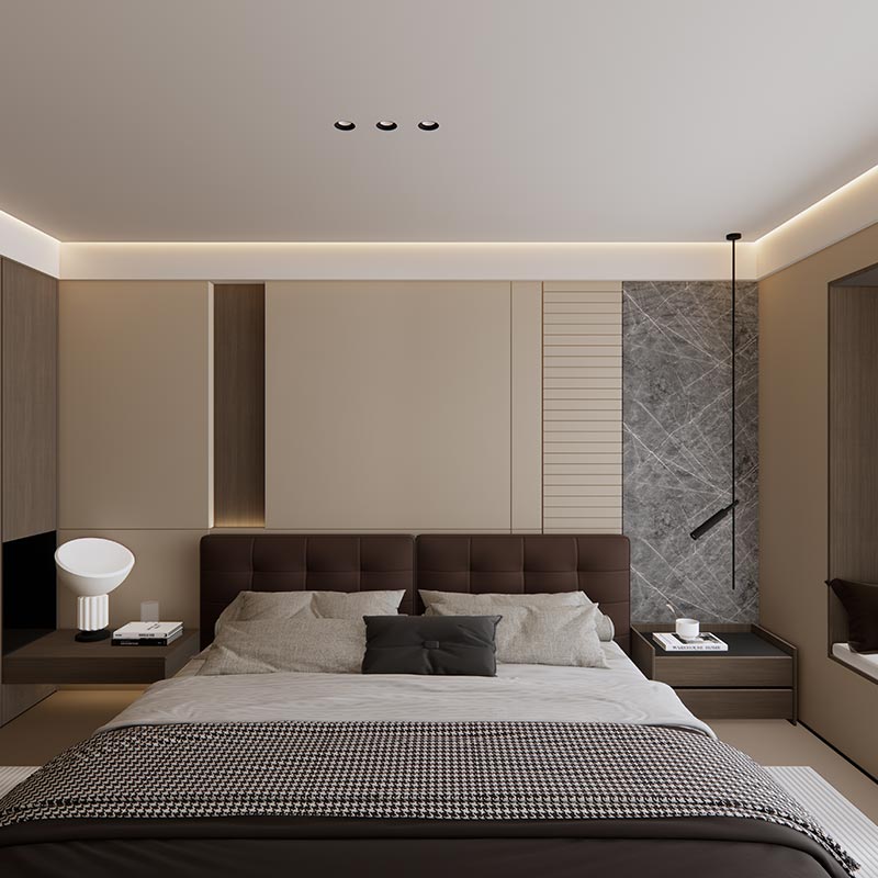 Placa PVC Carrara Oscuro Tipo Marmol Revestimiento de Gran Formato