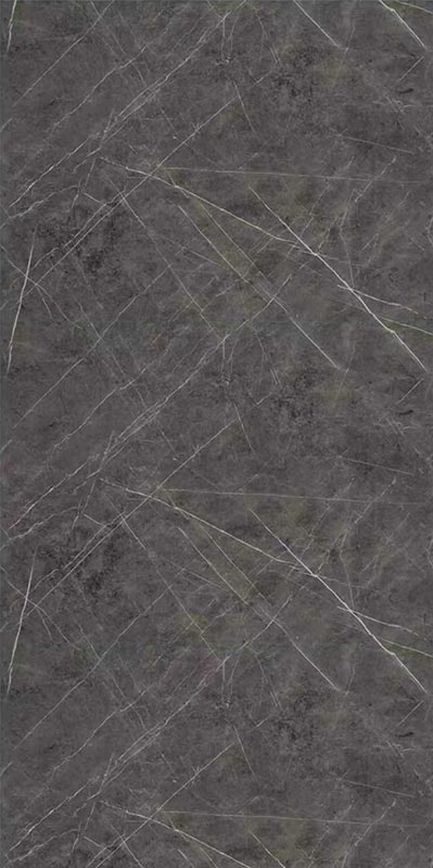 Placa PVC Carrara Oscuro Tipo Marmol Revestimiento de Gran Formato