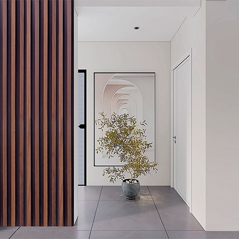 Lambrín WPC Nogal Olinda Decorativo para Interiores