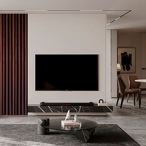 Lambrín WPC Nogal Olinda Decorativo para Interiores