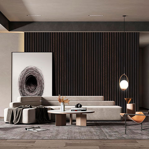 Lambrín WPC Nogal Olinda Decorativo para Interiores