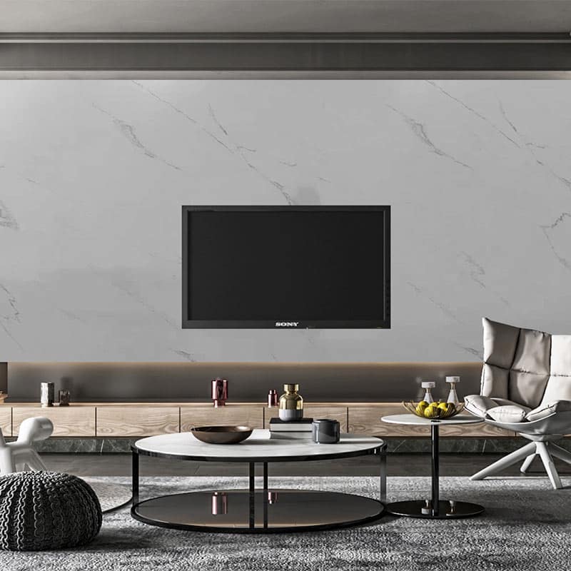 Placa PVC Cuarzo Tipo Marmol Revestimiento de Gran Formato