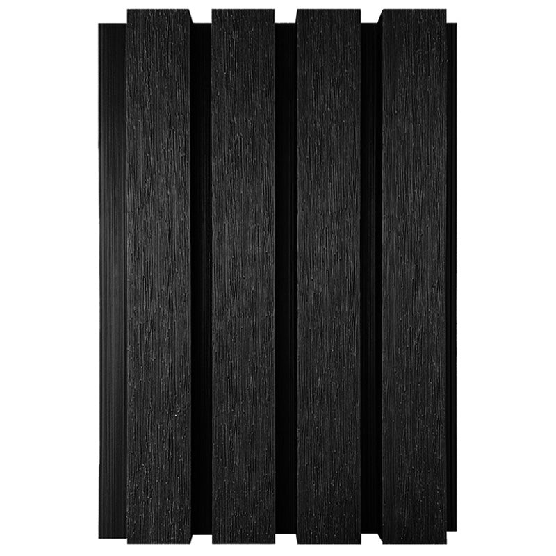 Lambrín WPC Dark Black Fachada Exterior – Revestimiento de Alta Resistencia