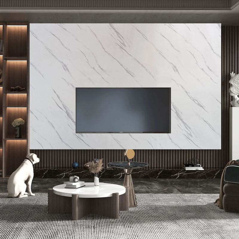 Placa PVC Arena Tipo Marmol Revestimiento de Gran Formato